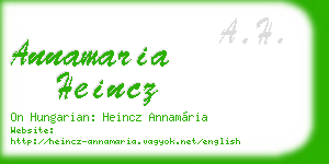 annamaria heincz business card